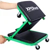 AVGVLIJ 2-in-1 Mechanic Creeper and Stool, 36" Z Creeper Seat, 300 lbs Capacity, Low Profile Design with 6 Smooth-Rolling Wheels, Garage Tool for Mechanics (Green)