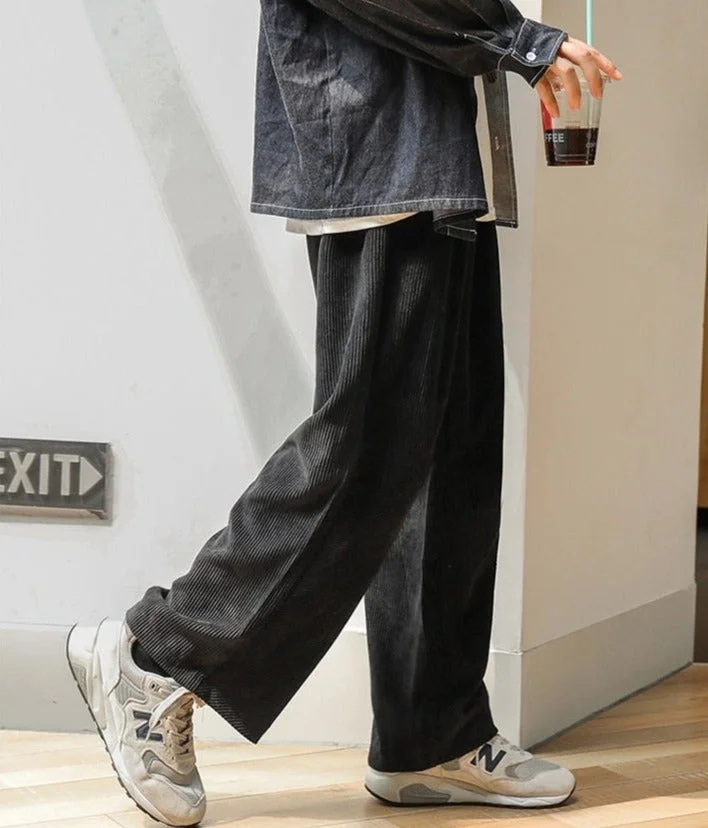 Aonga Corduroy Wide Leg Pants aonga