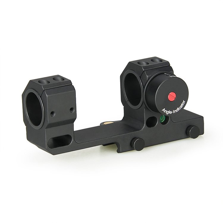 25.4mm 1" or 30mm 1.18" Dual Ring Rifle Scope Mount Quick Detach Angle Indciator