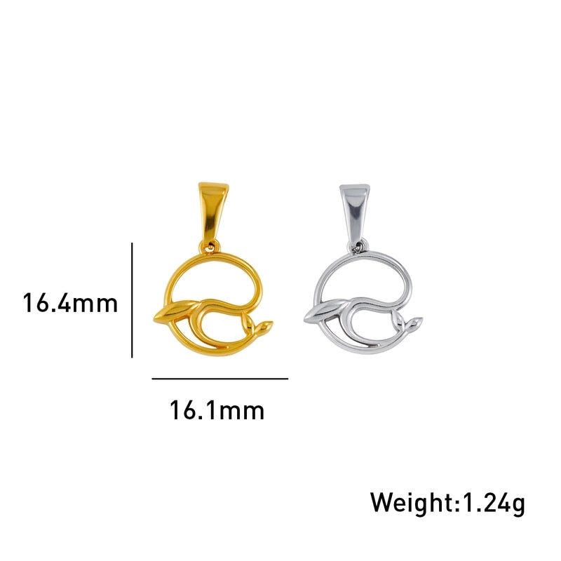 Animal Fruit Rose Pendant Melon Seed Buckle Earring Findings