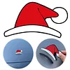 3pcs 3D Christmas Hat Car Decorative Stickers Waterproof for Automotive Exterior