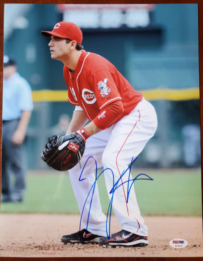 Joey Votto Psa Dna Coa Hand Signed 11x14 Photo Poster painting Authentic Autograph