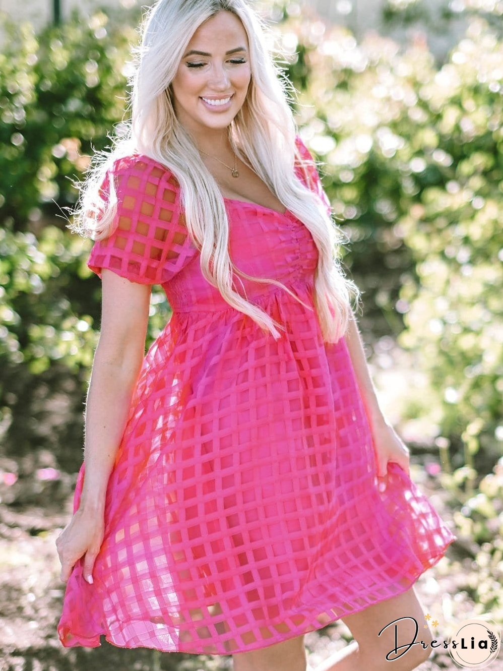 Sweetheart Neckline Mini Dress