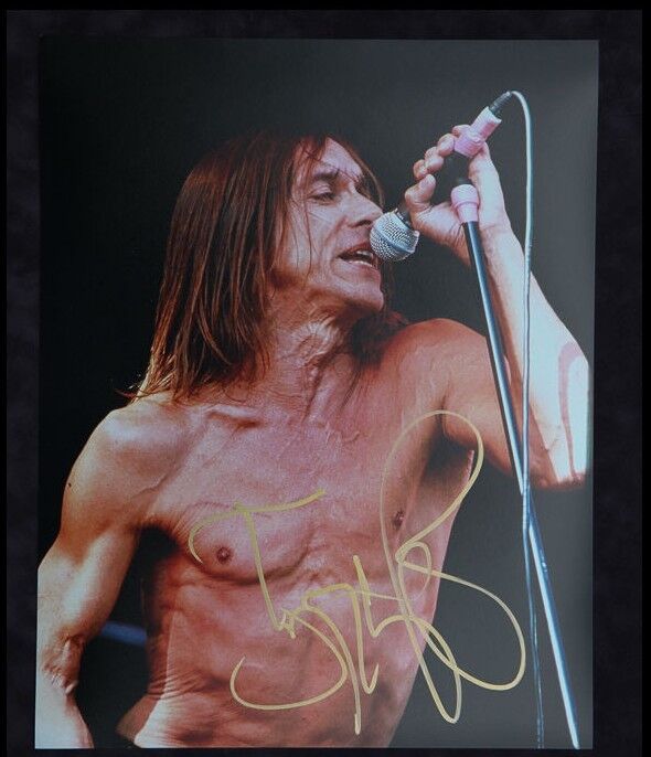 GFA The Stooges Frontman * IGGY POP * Signed 11x14 Photo Poster painting PROOF COA