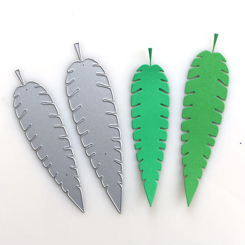Sdrawing METAL CUTTING DIES plantain leaves stencil DIY Scrapbook Paper Album 2023 new