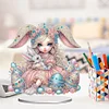 Diamond Painting Acrylic Egg Bunny Princess Diamond Painting Desktop Decoration Ornament