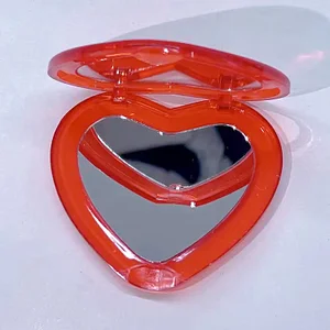 Cute Cherry Heart Mini Mirror