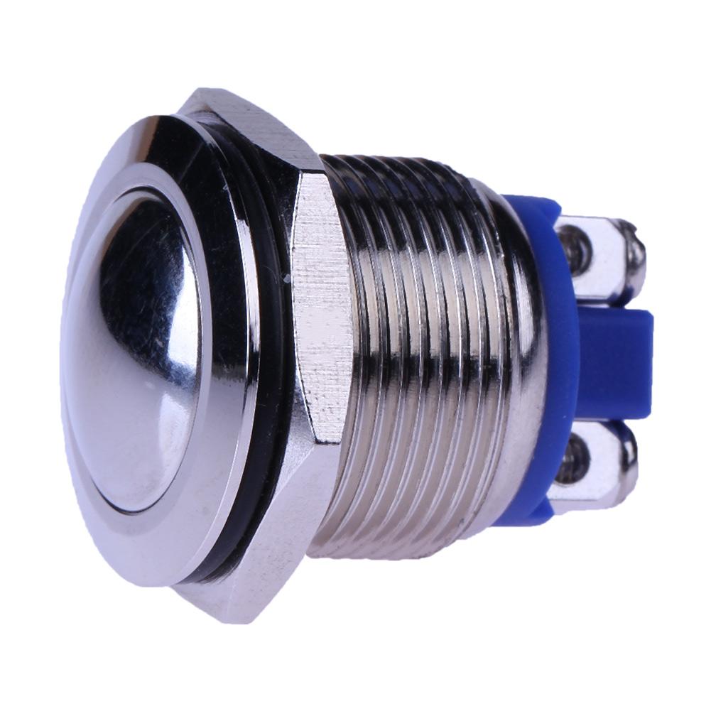 

19mm Waterproof Car Metal Push Button Boat Horn Starter Momentary Switch, 501 Original