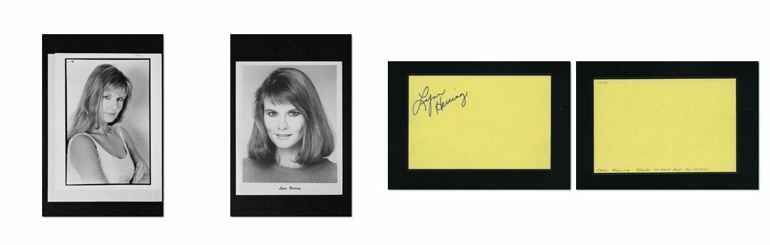 Lynn Herring - Signed Autograph and Headshot Photo Poster painting set - General Hospital