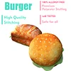 Large 3D Simulation Burger Plush Pillow Sofa