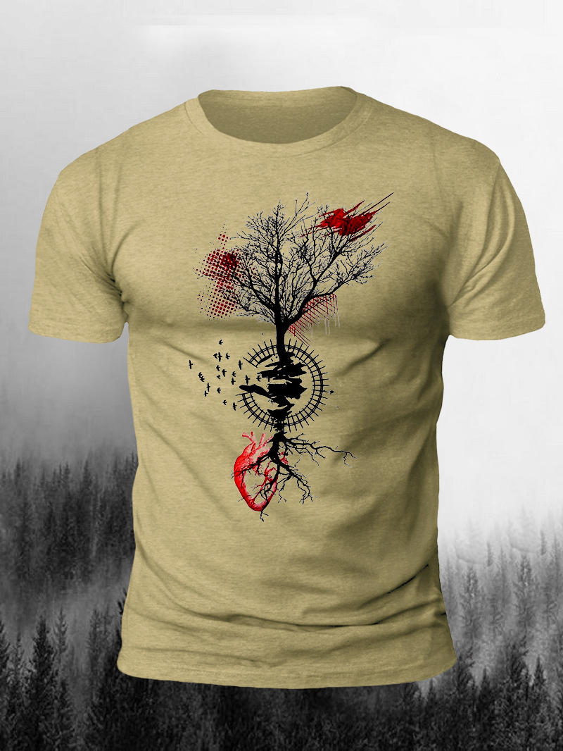 Men's Dead Tree Print T-Shirt