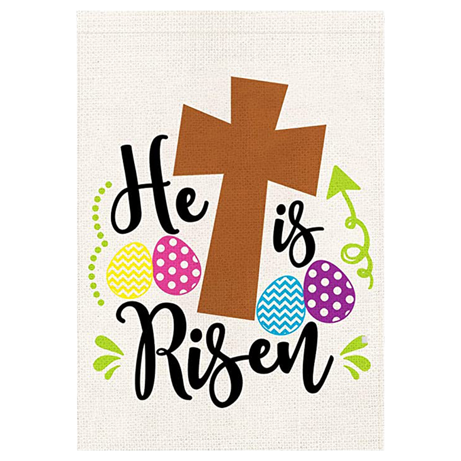 

Garden Flag, Double Sided St Patricks Day Easter Banner, 12x18 inch, 8 #, 501 Original