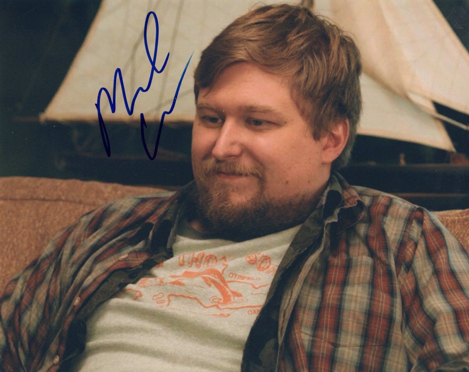 Michael Chernus signed Orange is the New Black 8x10 Photo Poster painting w/COA Cal #3