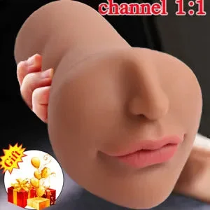 Blowjob-Deep-Throat-Male-Masturbaters-Realistic-Mouth-Pussy-Oral-Stroker-Sex  Toy