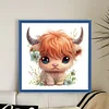 Cute Calf - 18CT Stamped Cross Stitch 30*30cm/11.81*11.81in