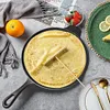 30cm Cast Iron Egg Frying Pan Non-stick & Lug Handle Pancake Skillet Household