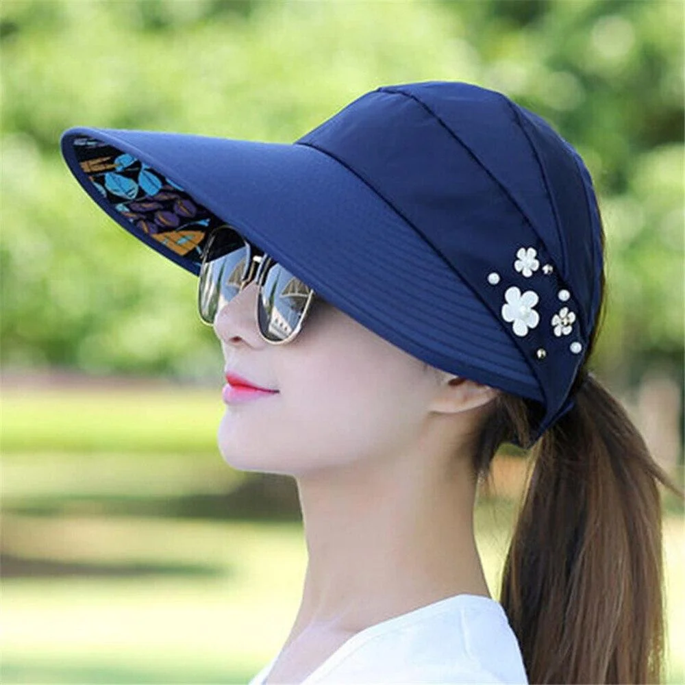 Fun Floral Summer Wide Brim Hat For Summer