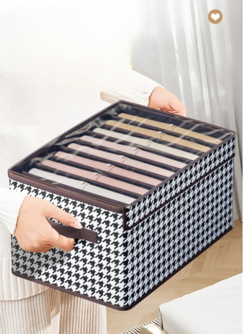 Foldable Clothing Compartment Storage Box