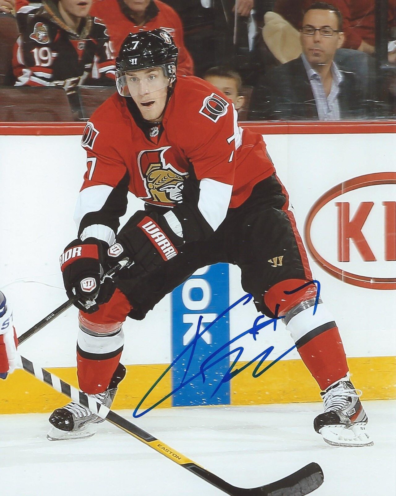 Kyle Turris Signed 8x10 Photo Poster painting Ottawa Senators Autographed COA E