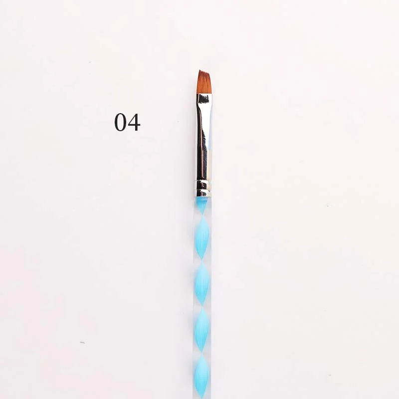 Nail UV Gel Brush Liner Pen Crystal Handle Manicure Nail Art Acrylic UV Gel Polish Design Dot Pen Extension Painting Brush Tools-Nail Inspo