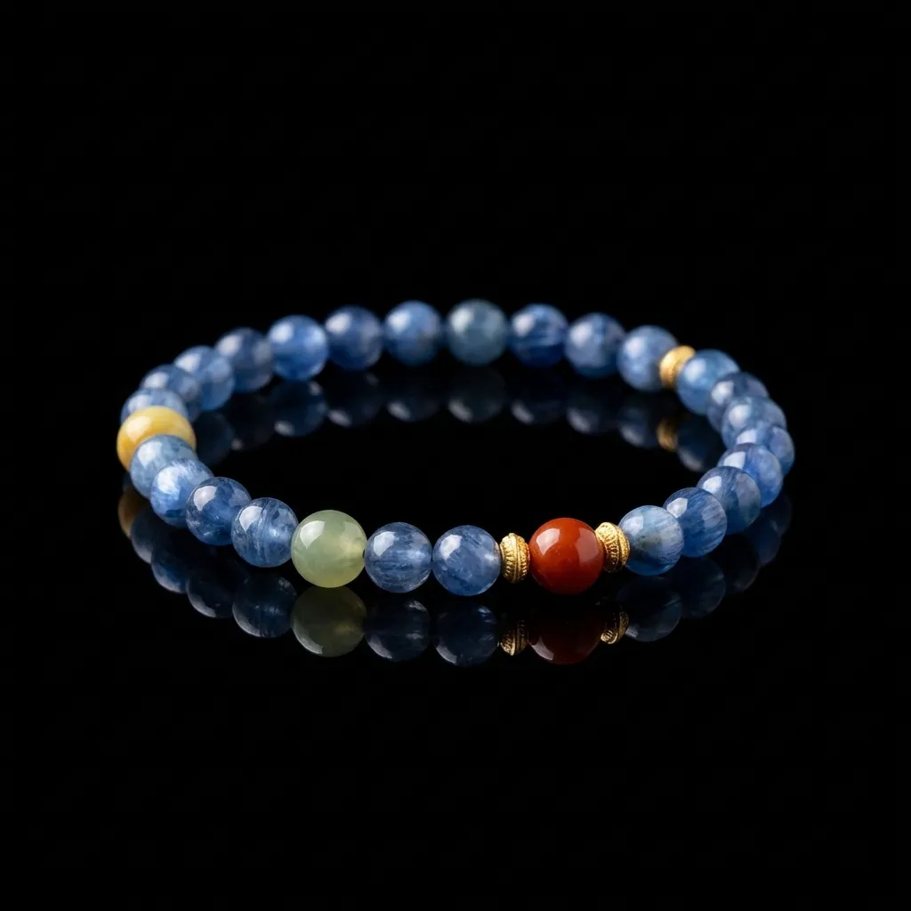 Celestial Azure Natural Kyanite Bracelet | JiStones