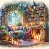 Cozy Room-11CT Counted Cross Stitch 50*50cm/19.69*19.69in
