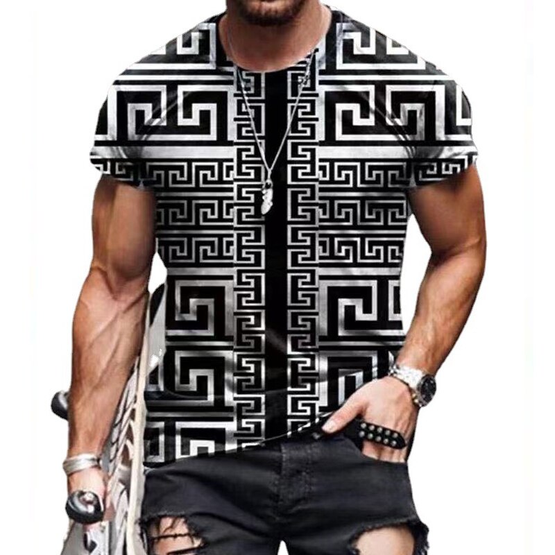 

Mosaic - 3D Printed Men T Shirt, Xxl, 501 Original