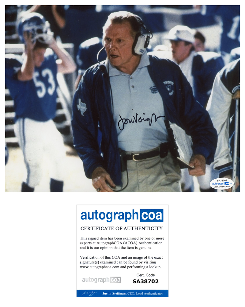 JON VOIGHT SIGNED 8X10 Photo Poster painting AUTOGRAPHED VARSITY BLUES  2