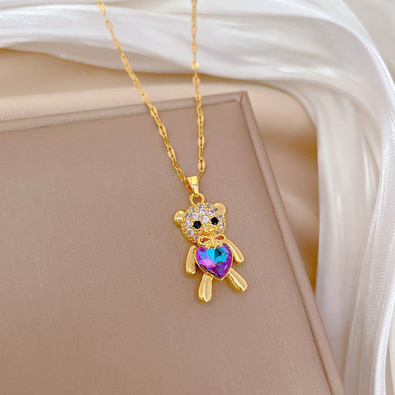 Moon Geometric Stainless Steel Stainless Steel Necklaces