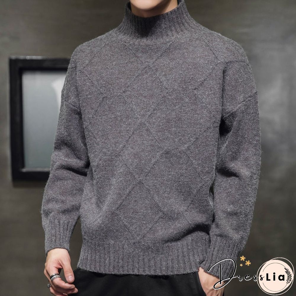 Half-neck Trend Sweater Men's Sweater
