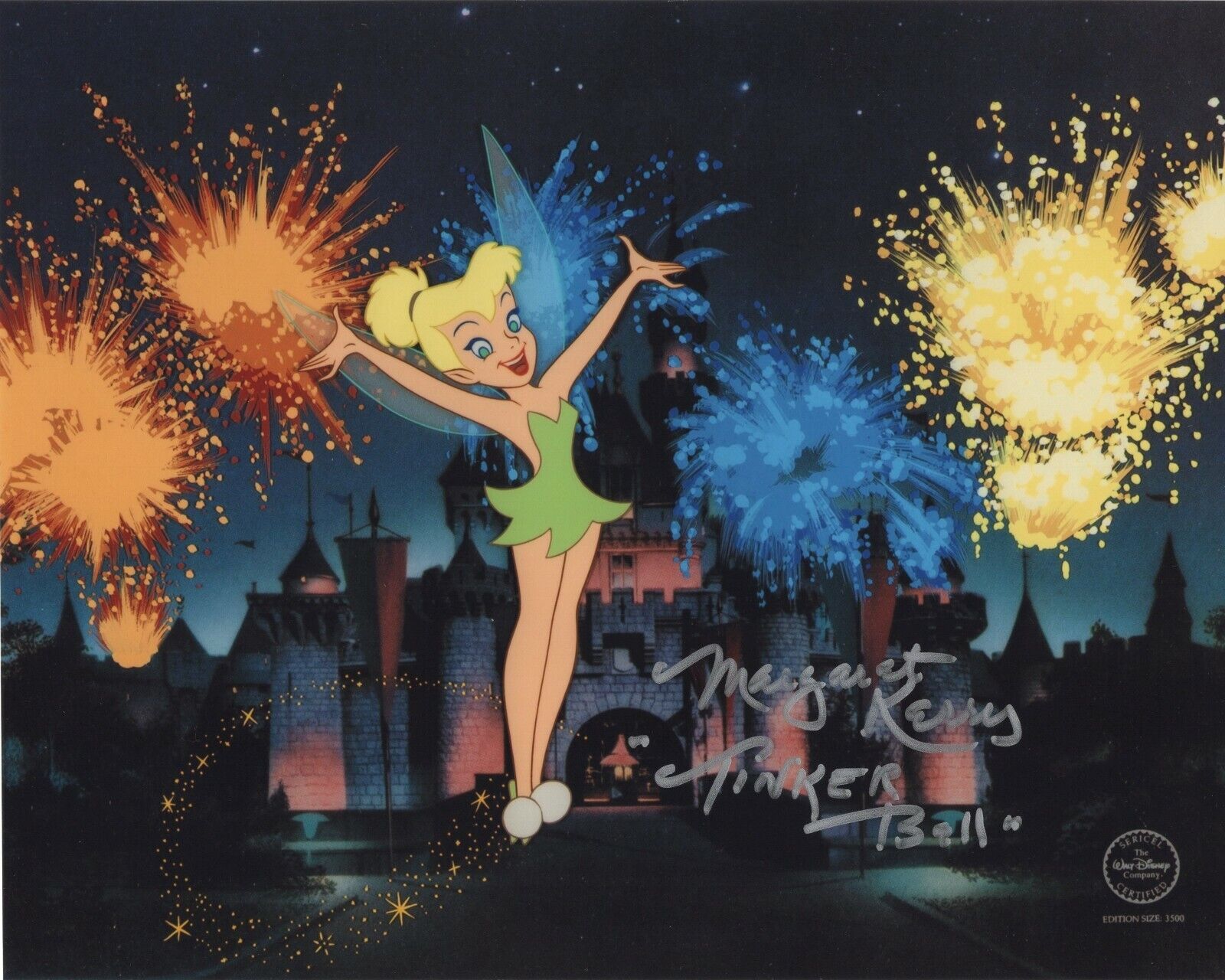 MARGARET KERRY SIGNED AUTOGRAPH DISNEY TINKER BELL 8X10 Photo Poster painting #4