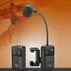 Instrument Microphone Adjustable Clip-On Pickup High-Fidelity Violin Performance Wireless Microphone Rechargeable Professional Sound Pickup for Violin Saxophone Brass Wind Instruments