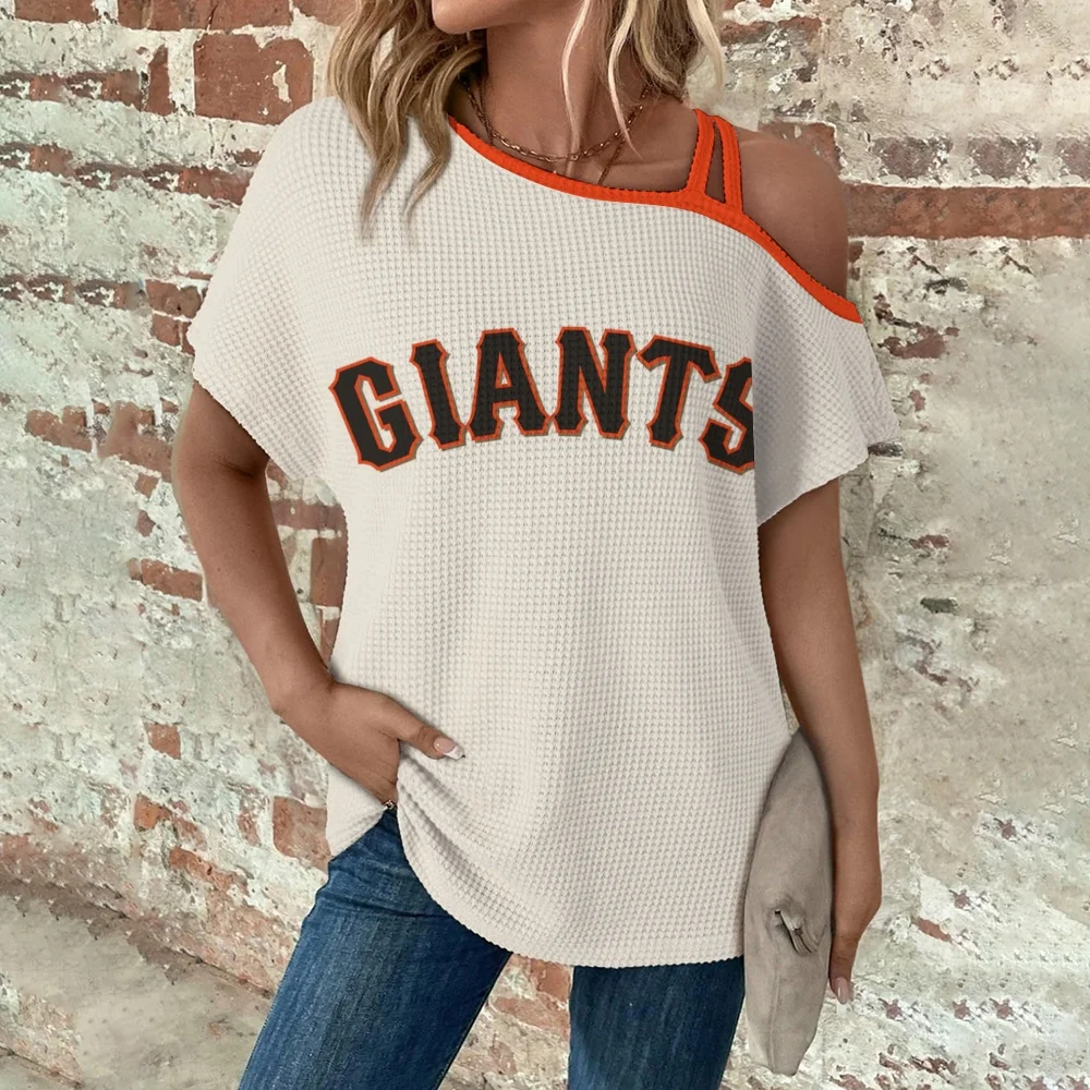 Asymmetrical Neck Short Sleeve T-Shirt