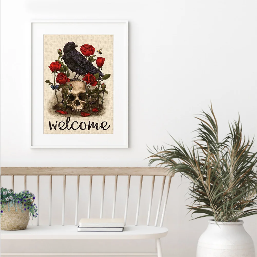 11ct Stamped Cross Stitch - Crow(35*51cm)