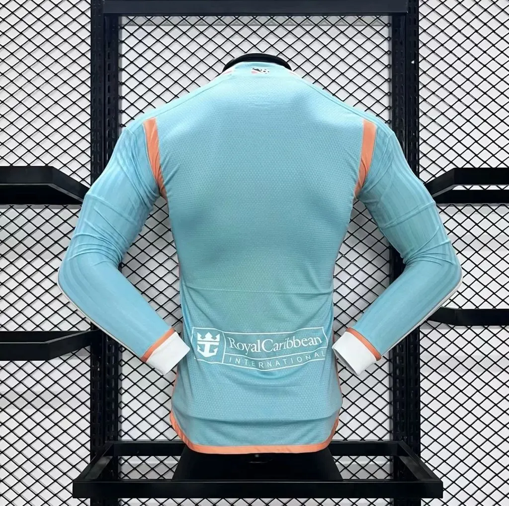2024/2025 Long Sleeves Inter Miami Third Away Player Version Soccer Jersey 1:1 Thai Quality