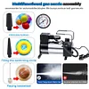 12V Car Tire Pump Cylinder Power System Mini Air Compressor Auto Inflatable Pump