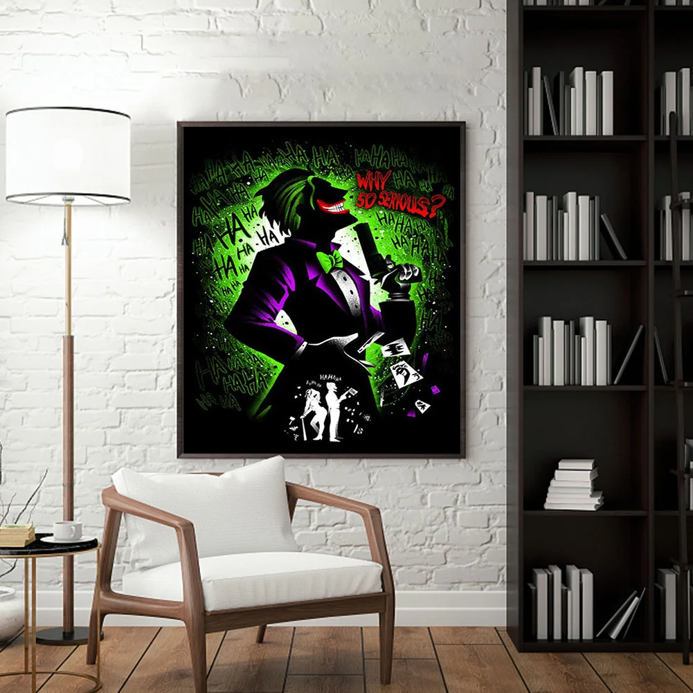 Diamond Painting - Full Round Drill - Marvel Series Silhouettes(30*40cm)