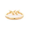 18K Yellow Gold Marquise Cut Lab Diamond 7 Stone Nature-Inspired Wedding Ring