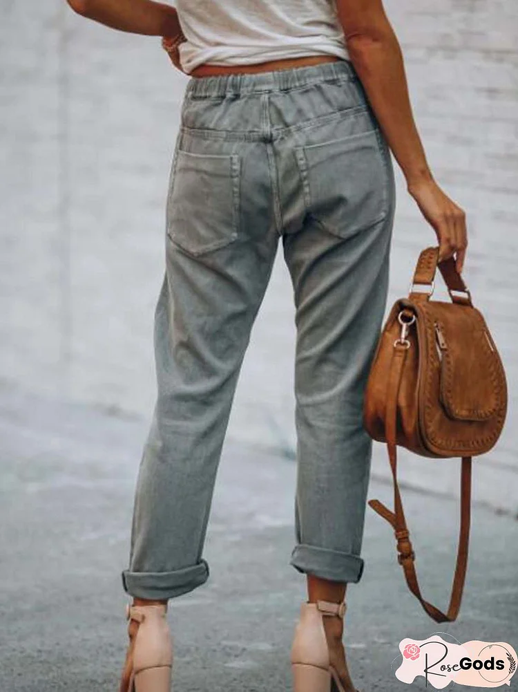 Cotton-Blend Jeans