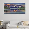 (Big Size)Snow Mountain River-Full Square Diamond Painting 80*40CM