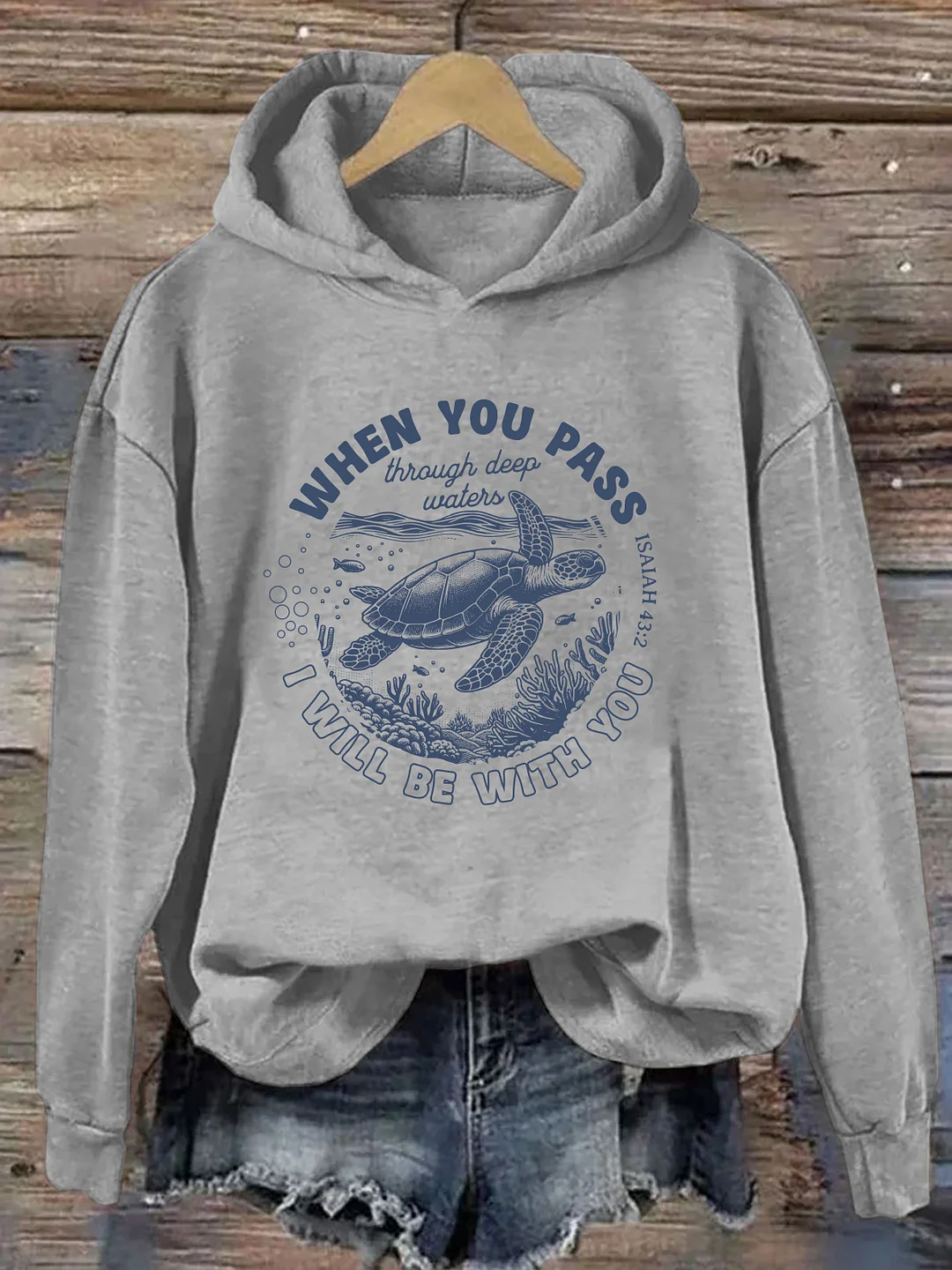 When You Go Through Waters Hoodie