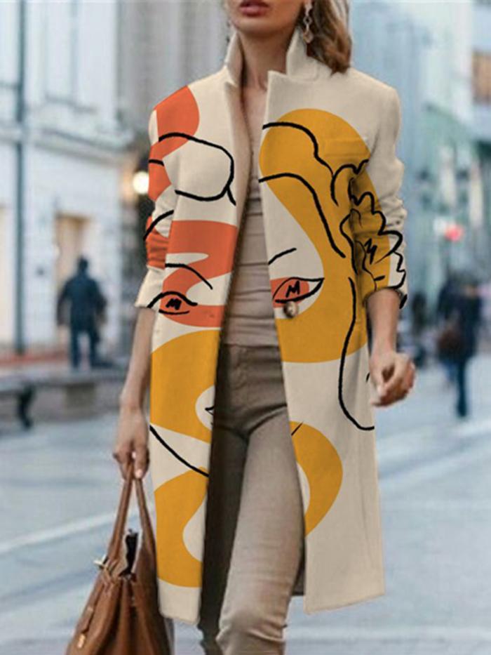 face print jacket