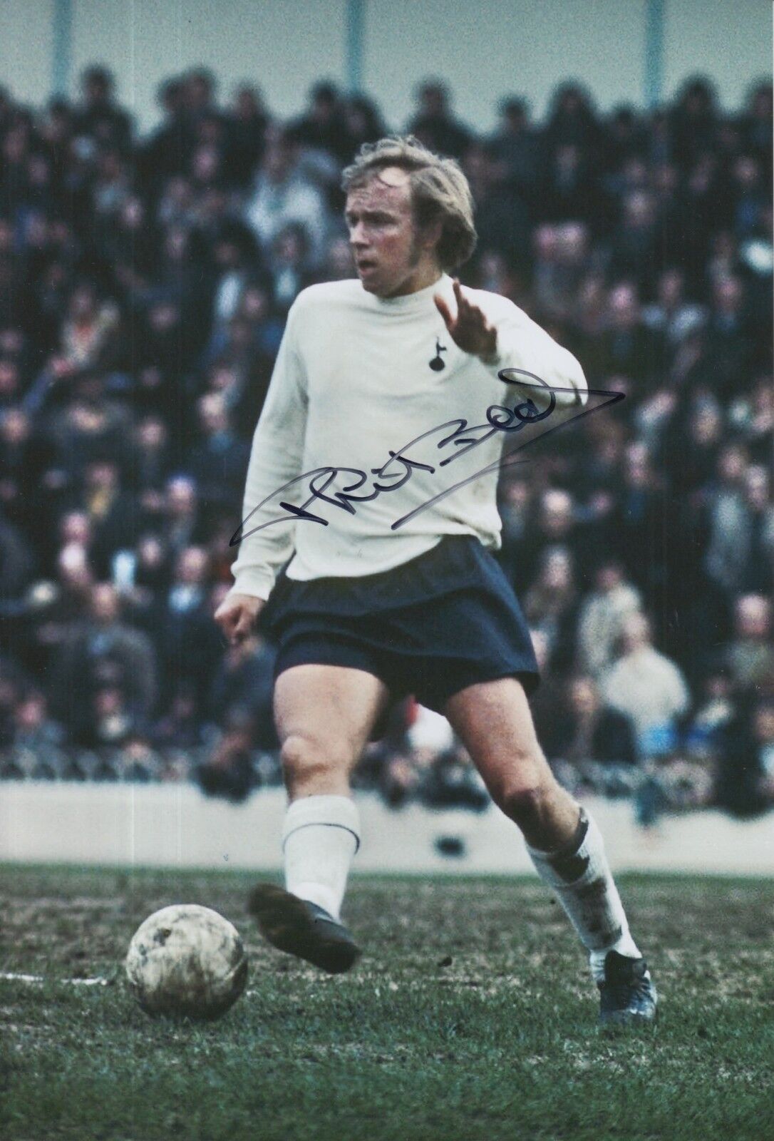 Phil Beal Hand Signed Tottenham Hotspur 12x8 Photo Poster painting.