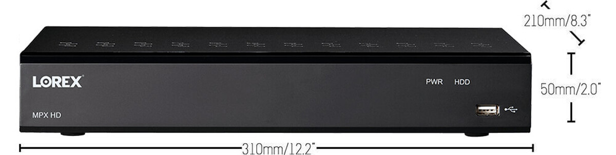 LX1080-44BW sixteen camera security system