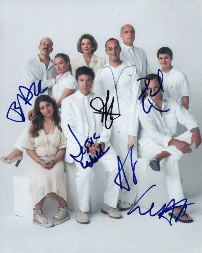 ARRESTED DEVELOPMENT signed autographed CAST 8x10 Photo Poster painting