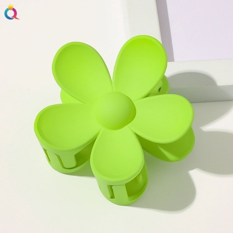 Women’s Fashion Flower Plastic Handmade Hair Claws