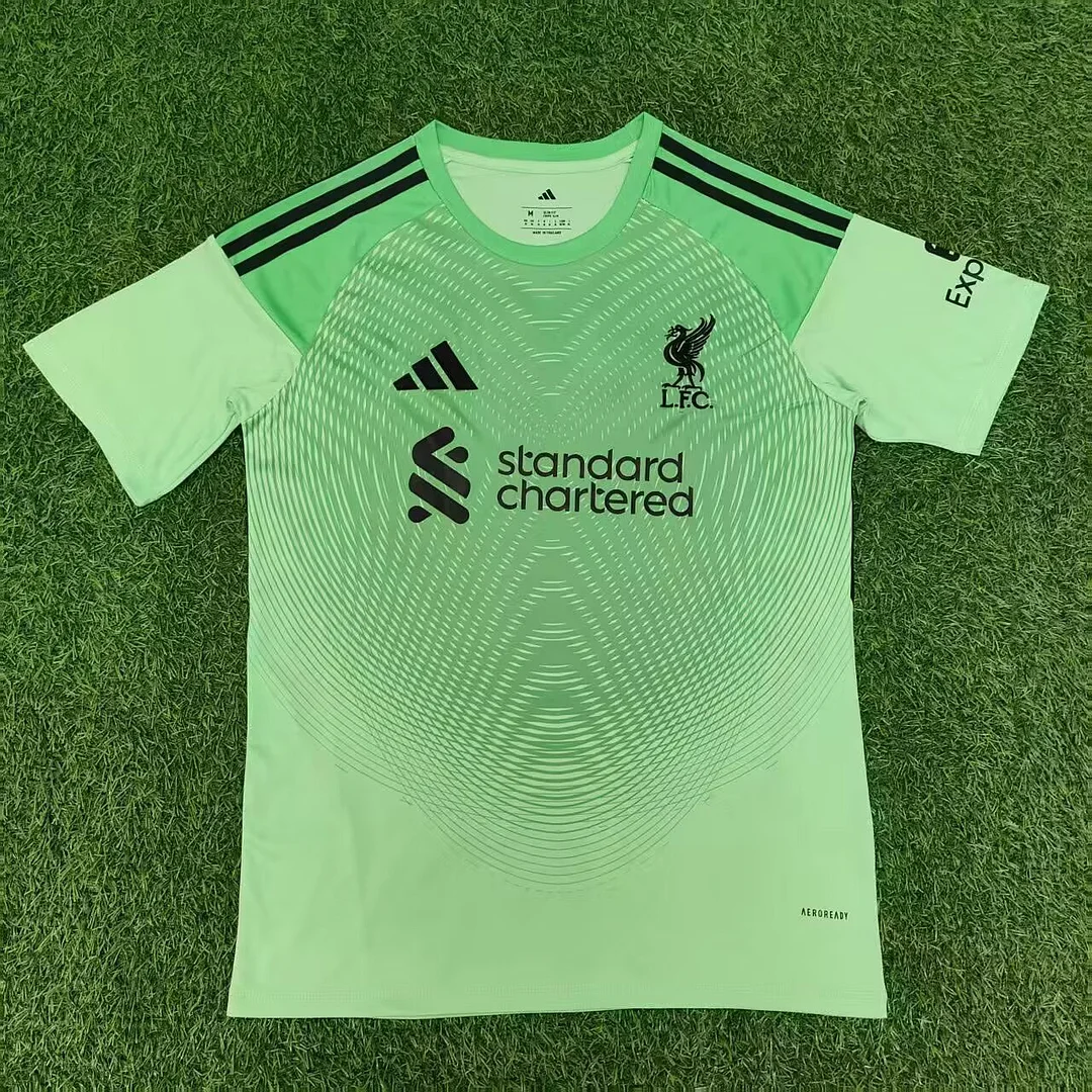 2025/26 Liverpool Training clothes Green Football Jersey
