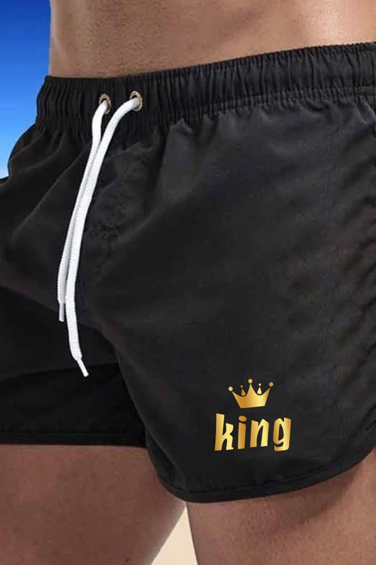 Tiboyz Men's Fashion Multicolor Casual Beach Swim Trunks