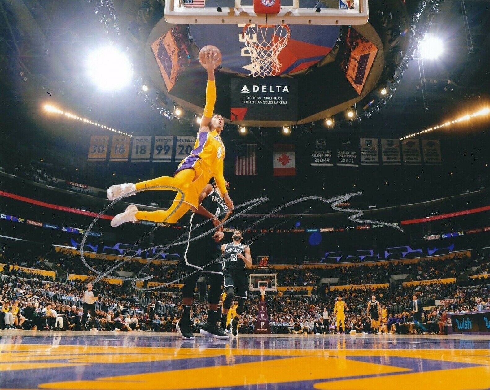 Jordan Clarkson Autographed Signed 8x10 Photo Poster painting ( Lakers ) REPRINT