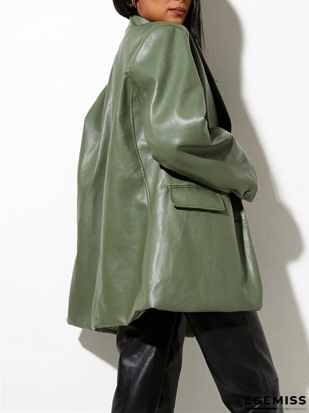 Casual Warm Solid Color Coat | EGEMISS